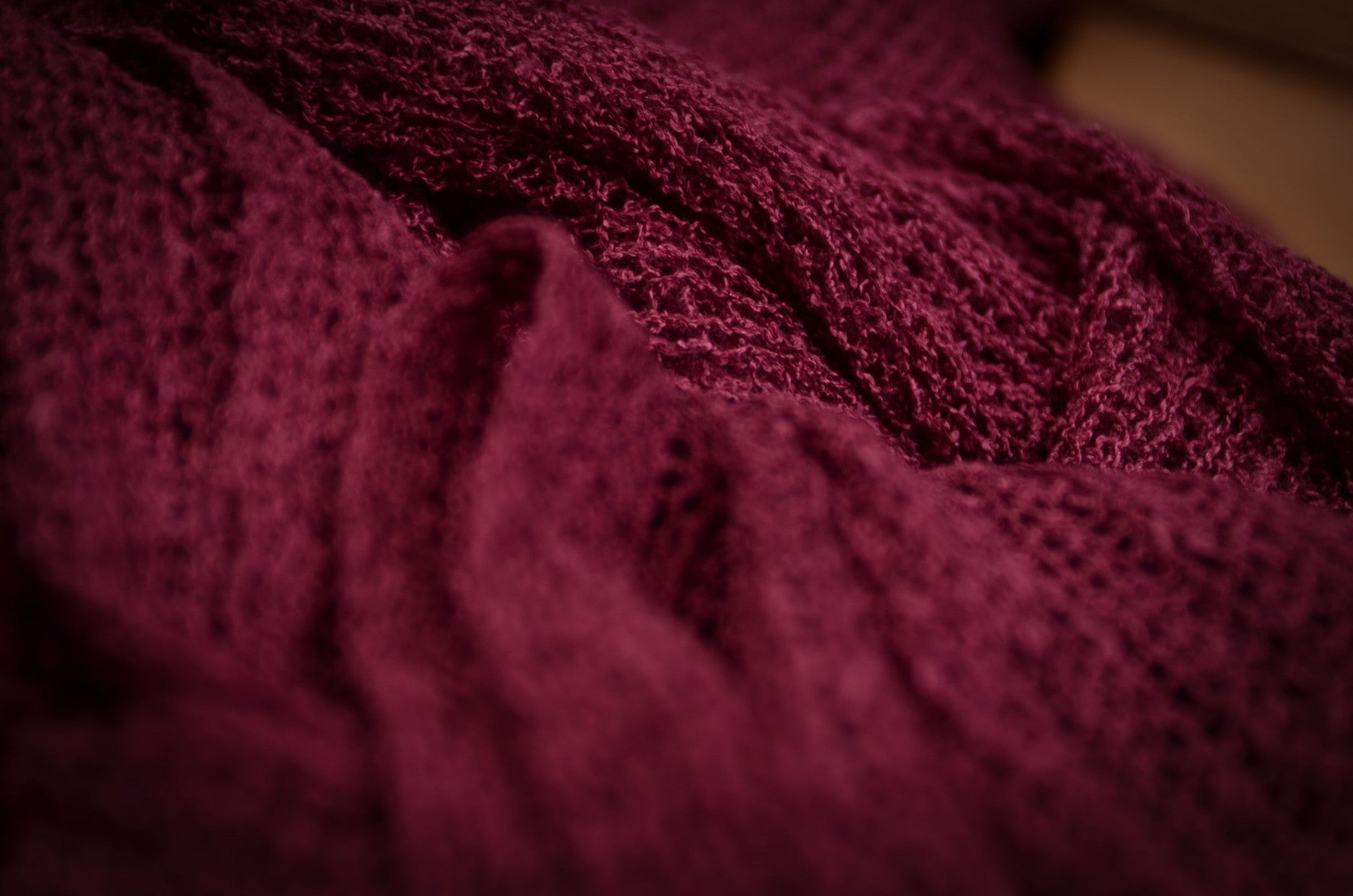 Stretch Knit Baby Wrap - Plum-Newborn Photography Props