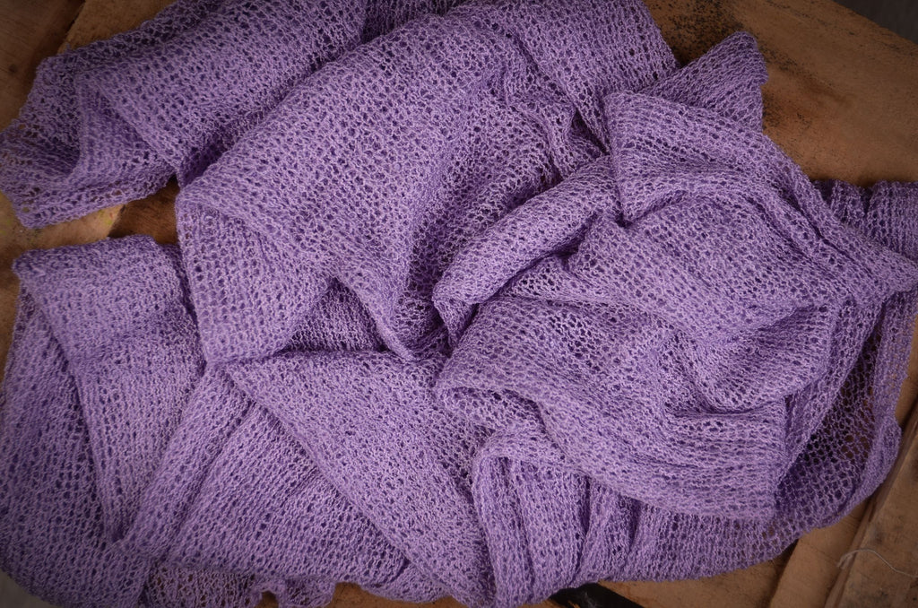 Stretch Knit Baby Wrap - Lilac-Newborn Photography Props