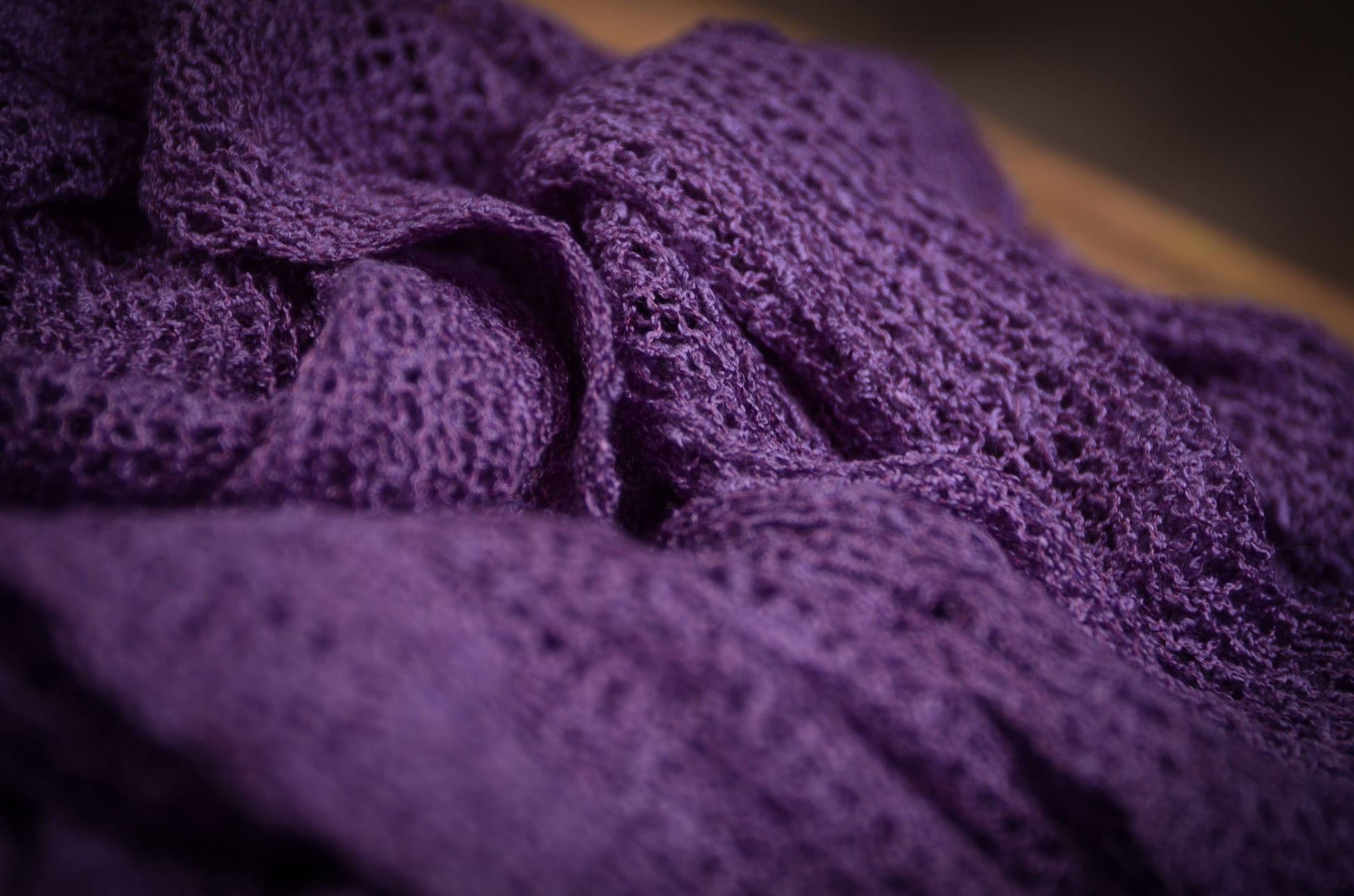 Stretch Knit Baby Wrap - Violet-Newborn Photography Props
