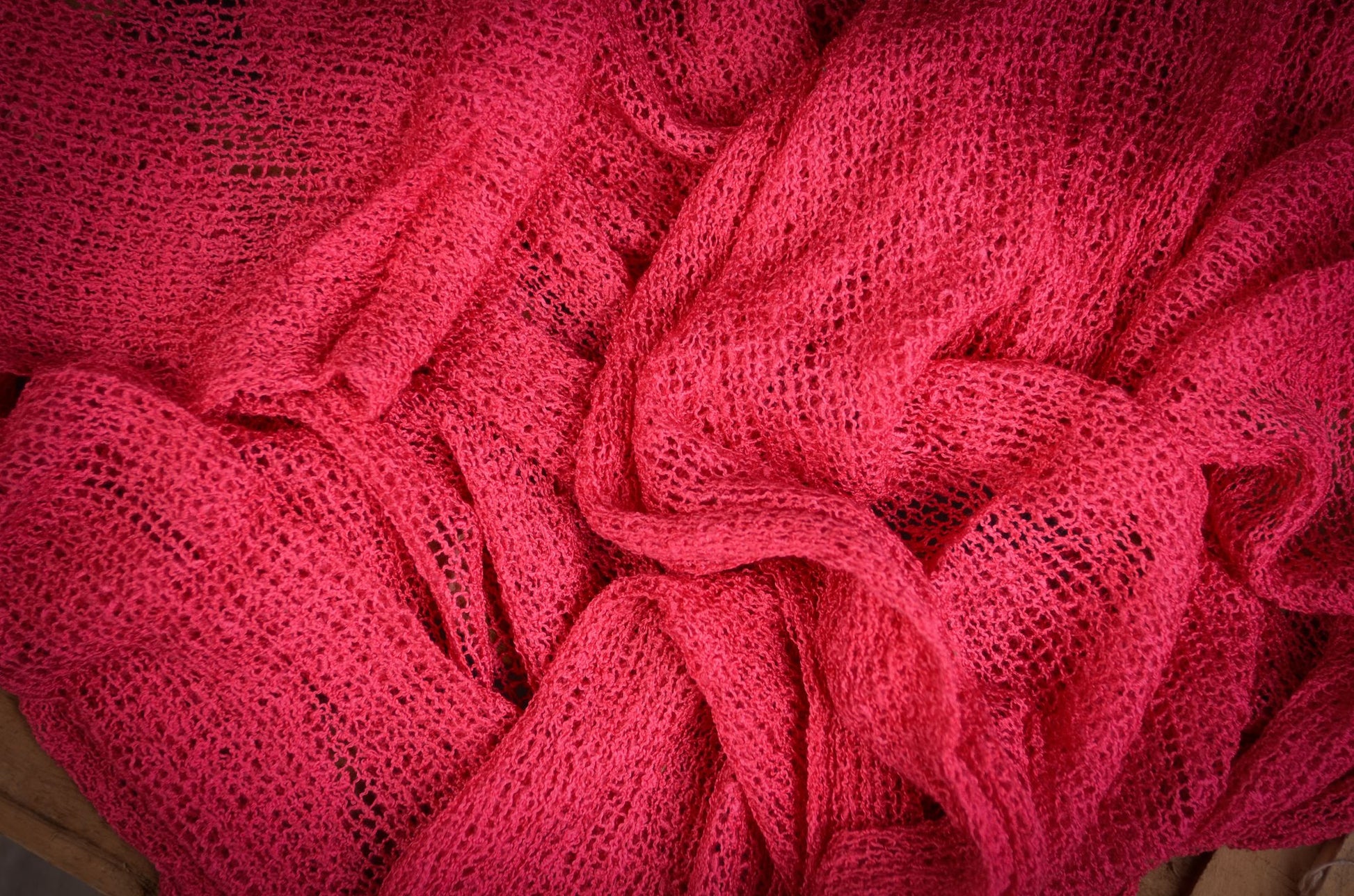Stretch Knit Baby Wrap - Fuchsia-Newborn Photography Props