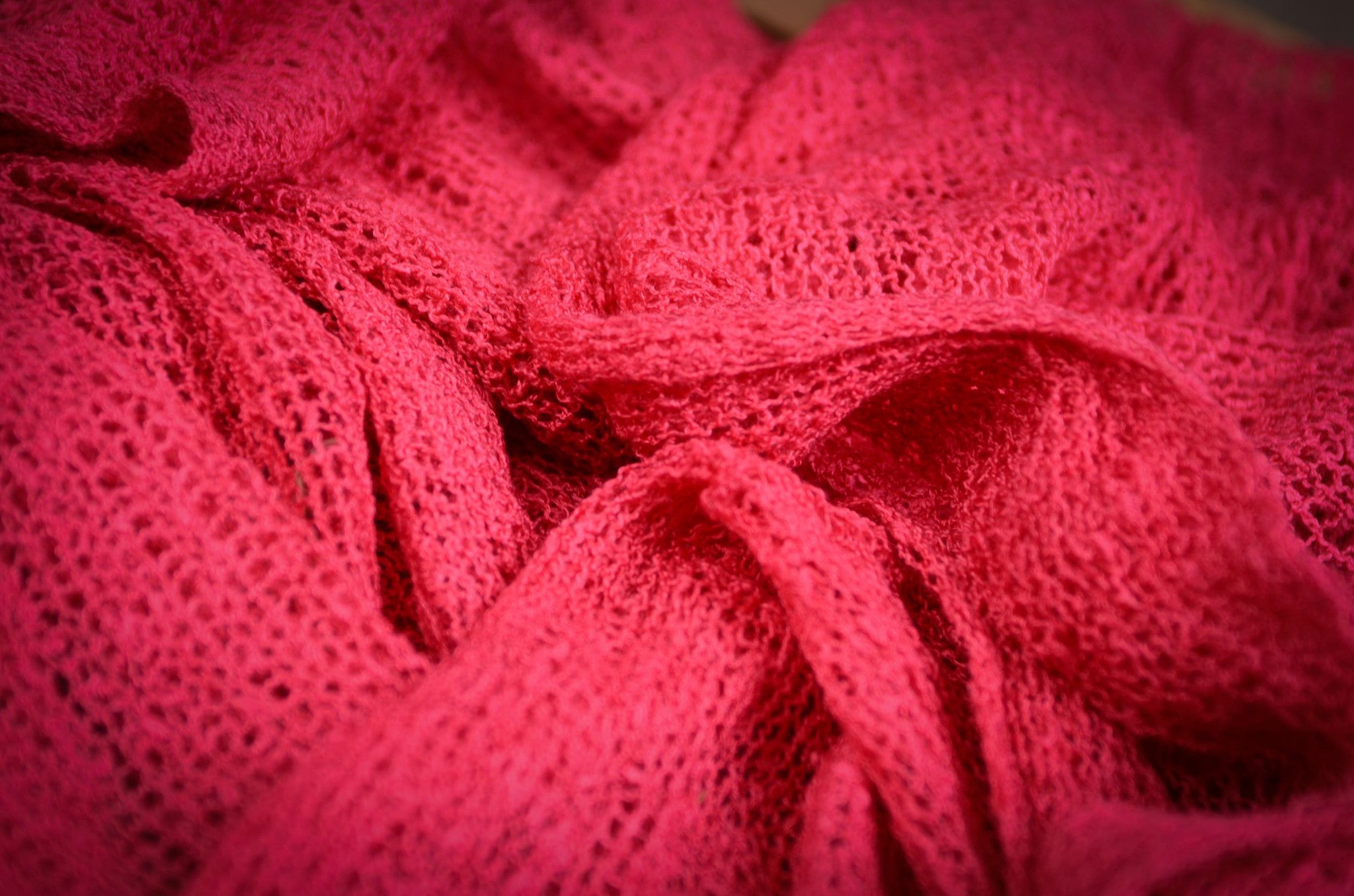 Stretch Knit Baby Wrap - Fuchsia-Newborn Photography Props