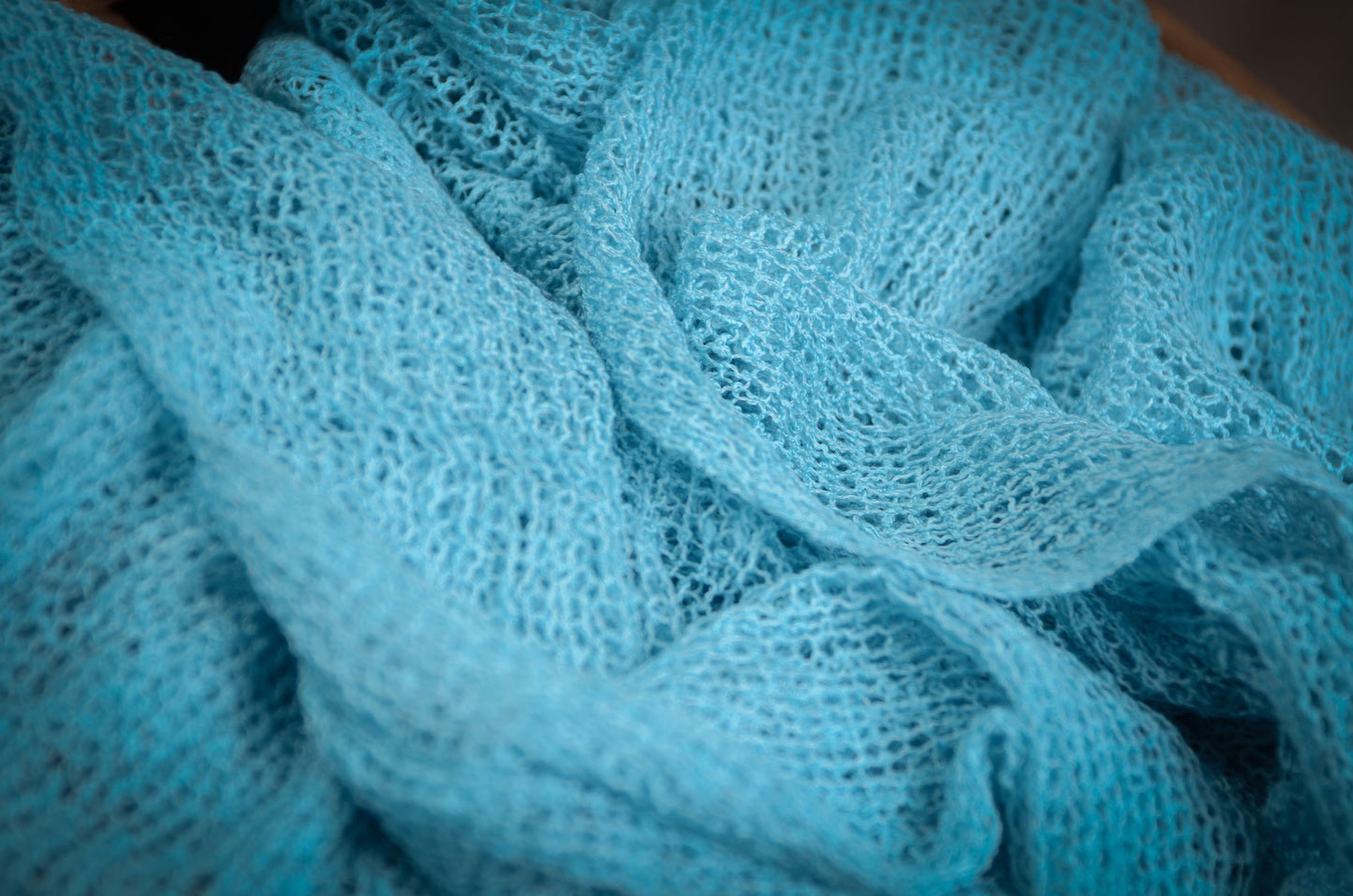 Stretch Knit Baby Wrap - Turquoise-Newborn Photography Props