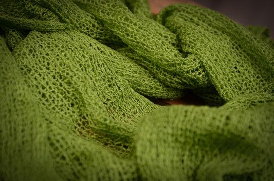 Stretch Knit Baby Wrap - Brasil Green-Newborn Photography Props
