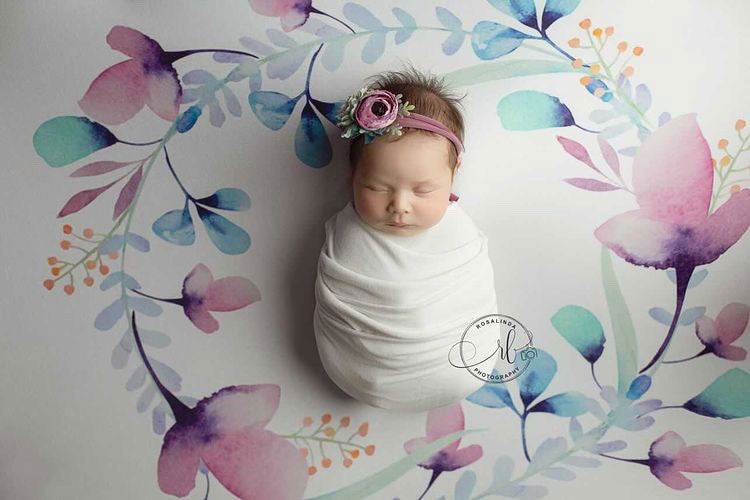 Printed Fabric - Blue Buttercup