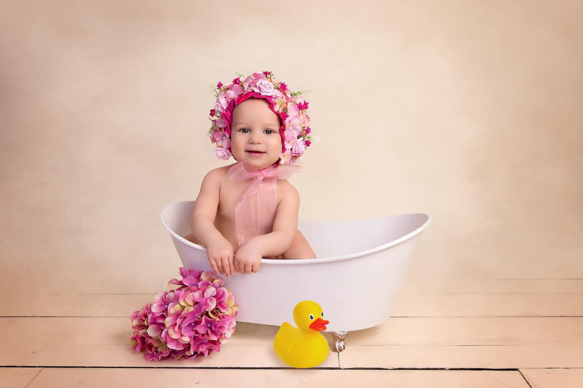Mama Duck and Six Ducklings-Newborn Photography Props