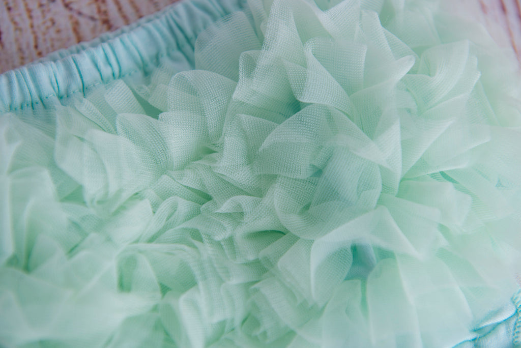 Ruffled Pants - Aquamarine