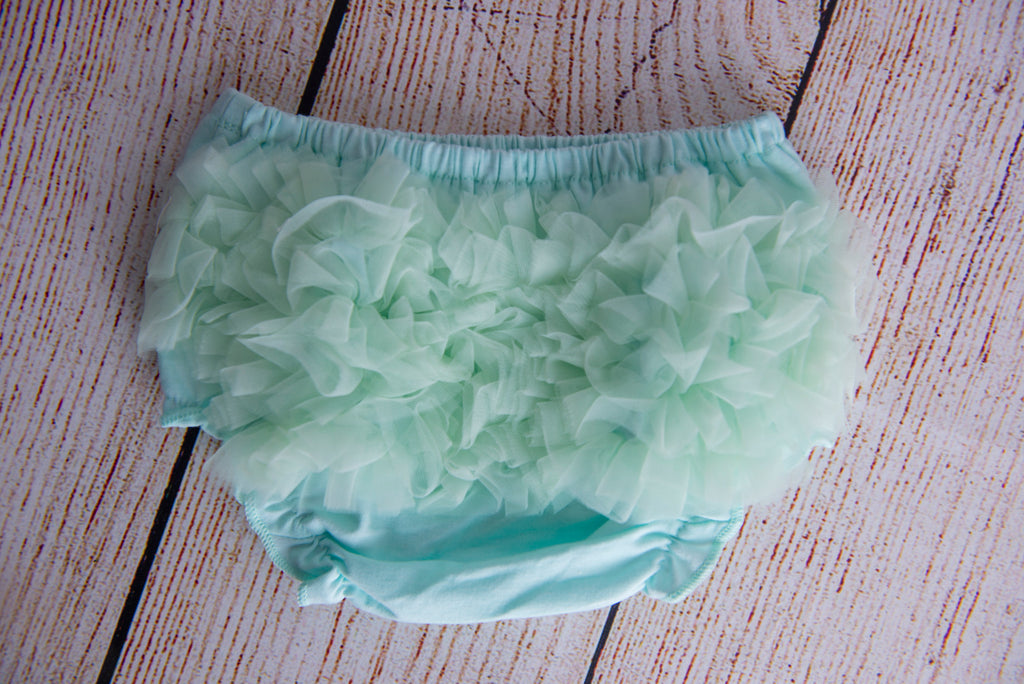 Ruffled Pants - Aquamarine