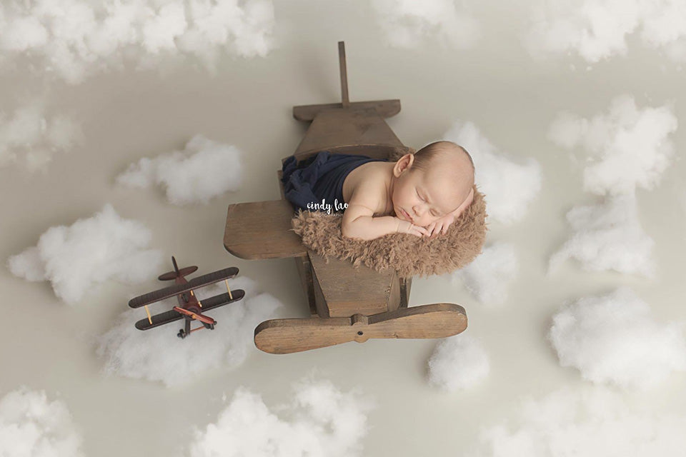 Rustic Airplane Baby Photo Prop
