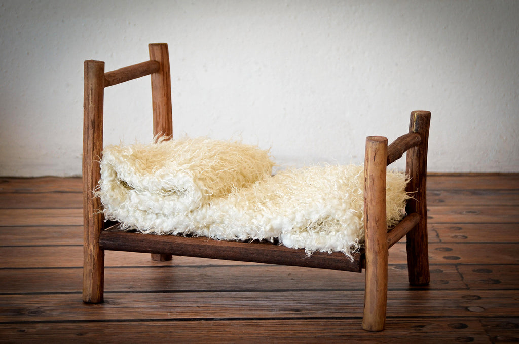 Rustic Bed - Plain Headboard-Newborn Photography Props