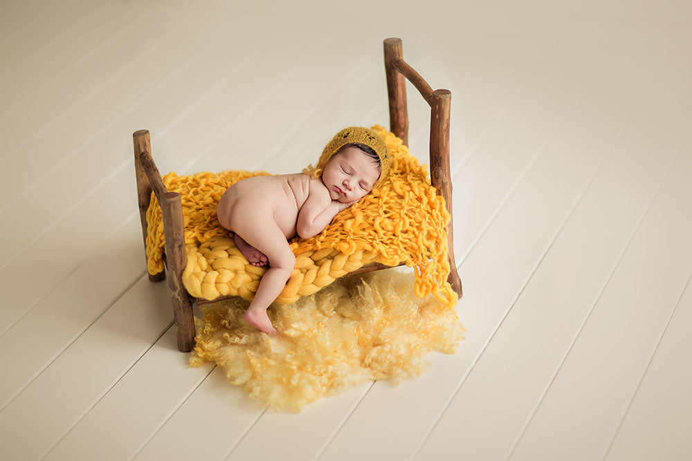 Rustic Bed - Plain Headboard