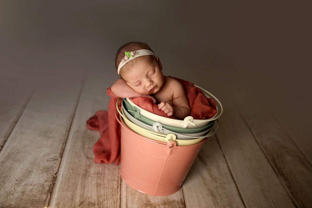 Vintage Bucket - Light Green