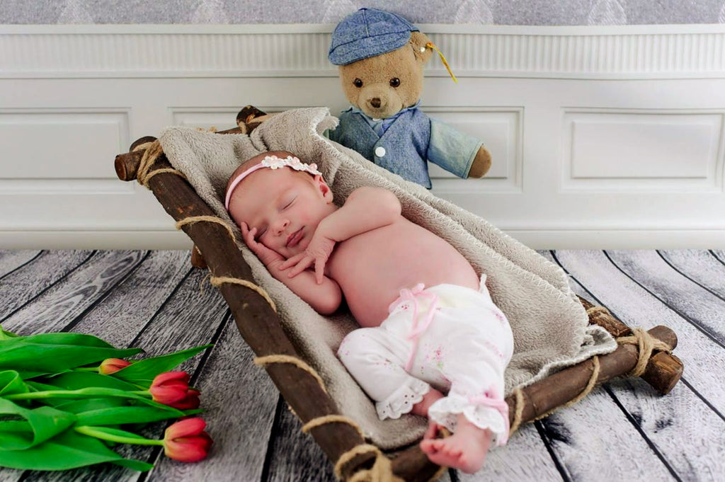 Rustic Floor Hammock-Newborn Photography Props