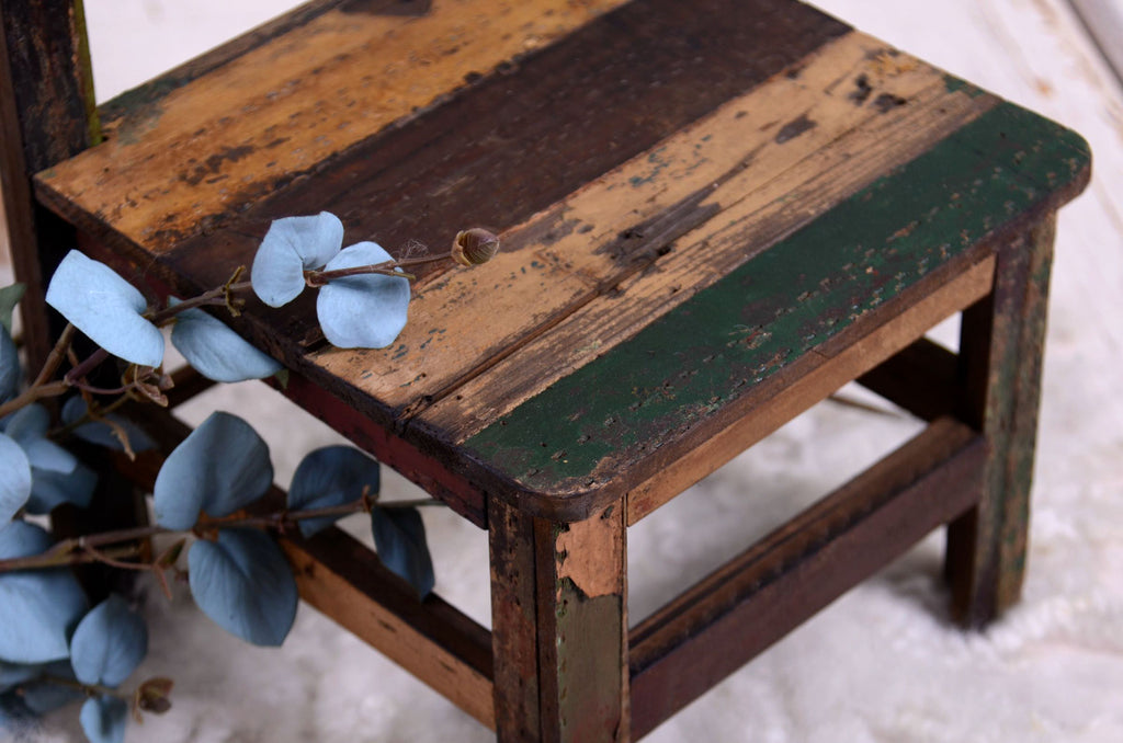 Small Reclaimed Wood Chair