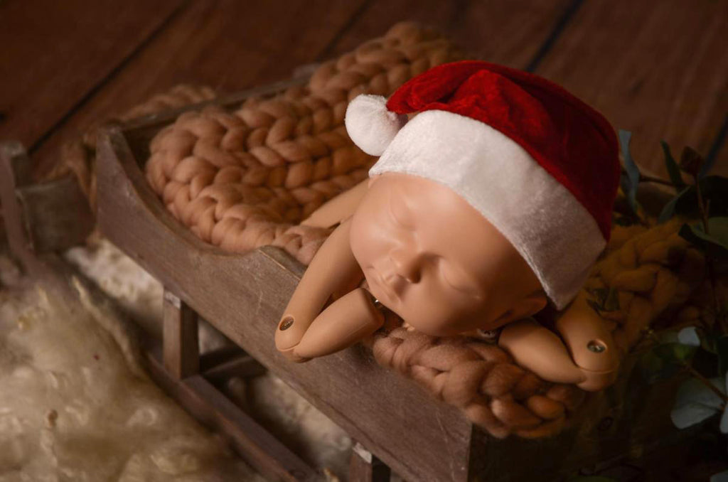 Vintage Wooden Sleigh Newborn and Baby Photography Prop