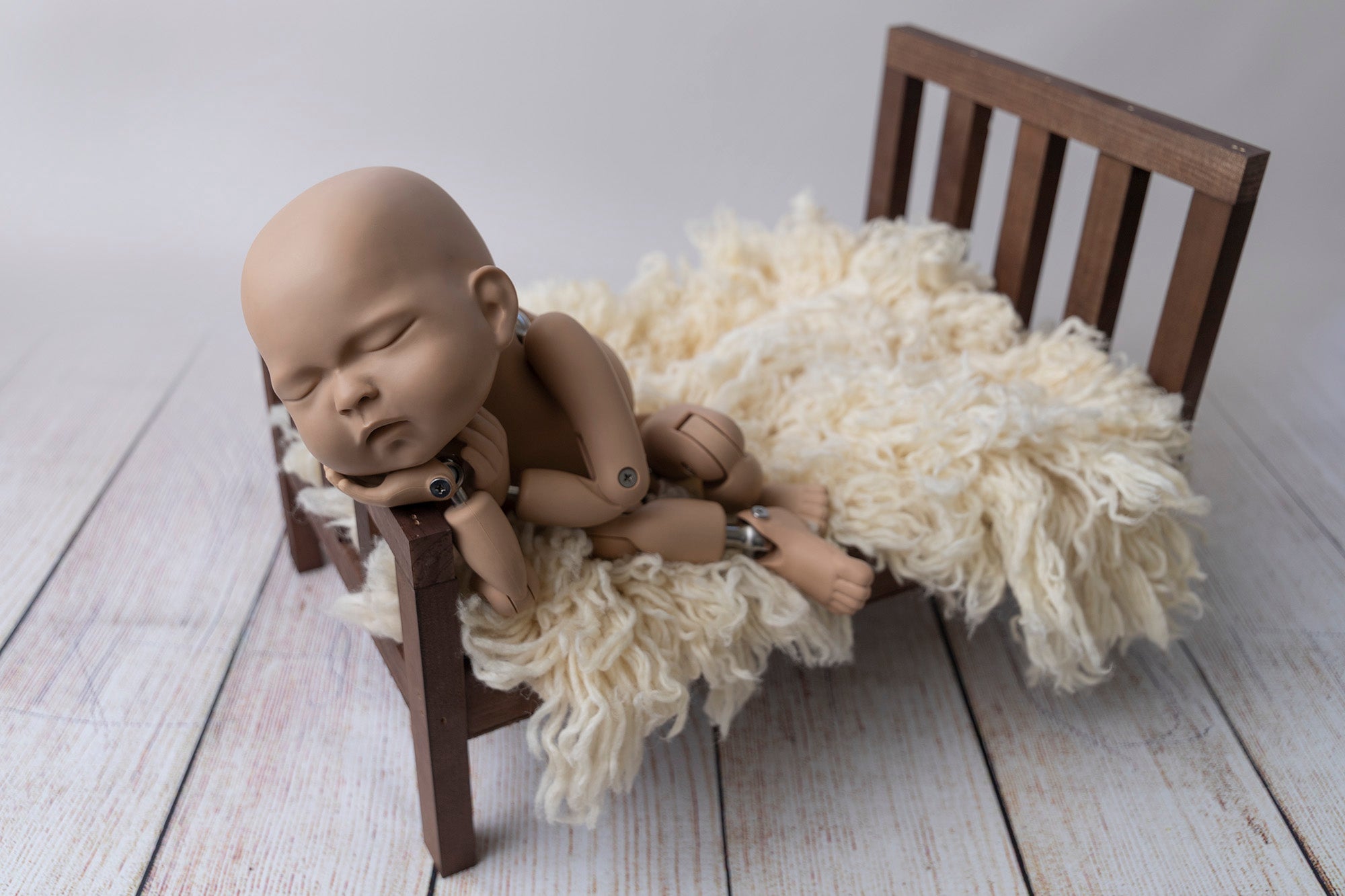 Newborn posing online doll