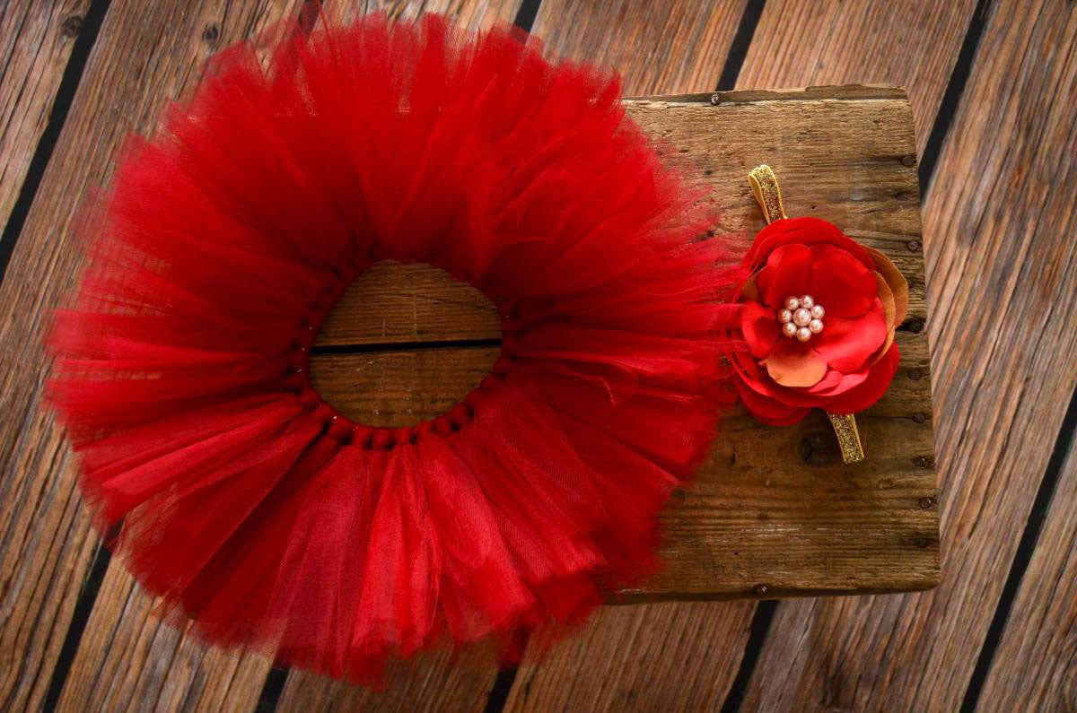 Tutu and Headband - Red