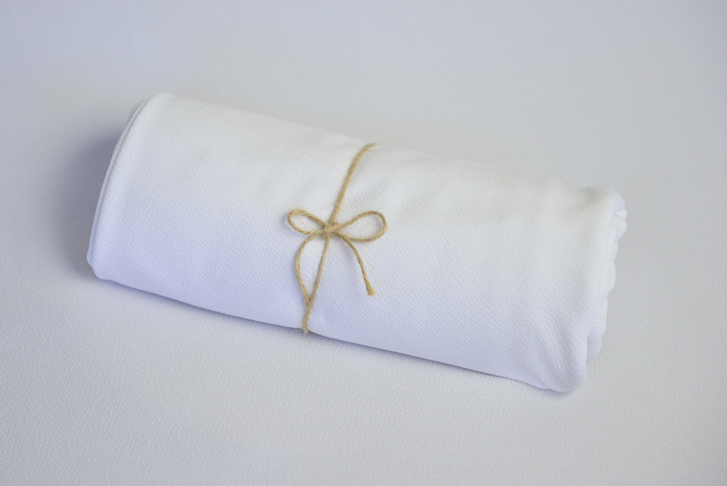 Bean Bag Fabric - Textured - White