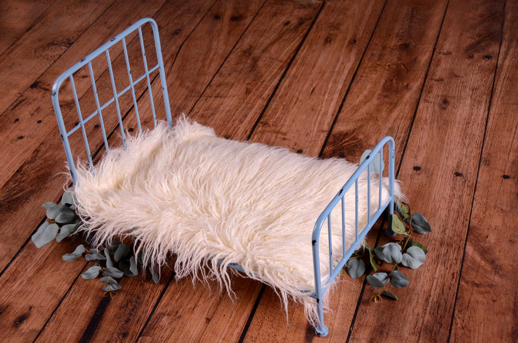 Vintage Bed - Blue Model 5-Newborn Photography Props