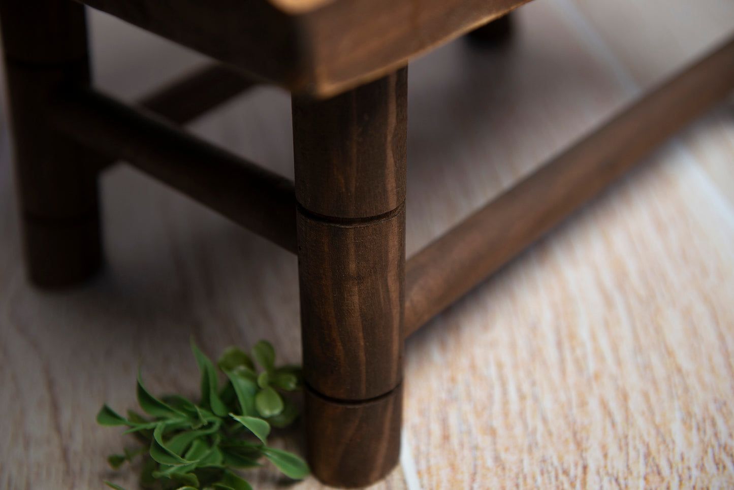 Wooden Windsor Chair - Brown