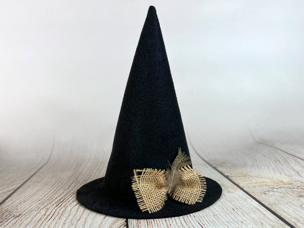 Baby Witch Hat - Jute Bow