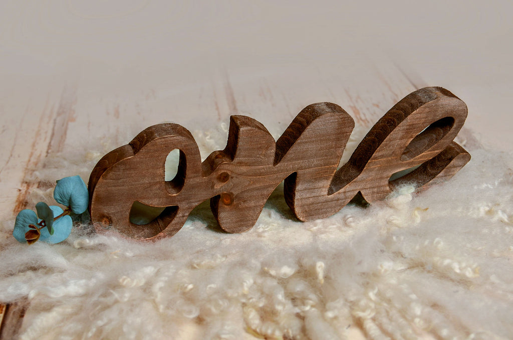 Wooden One - Script - Brown