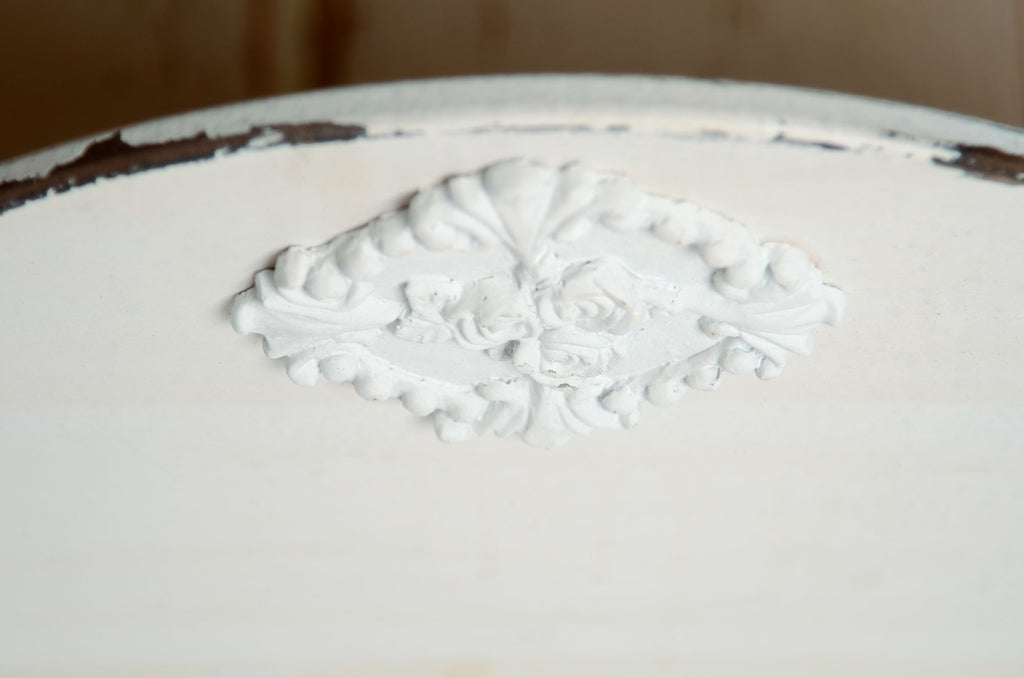 Wooden Bench - Model 1 - White