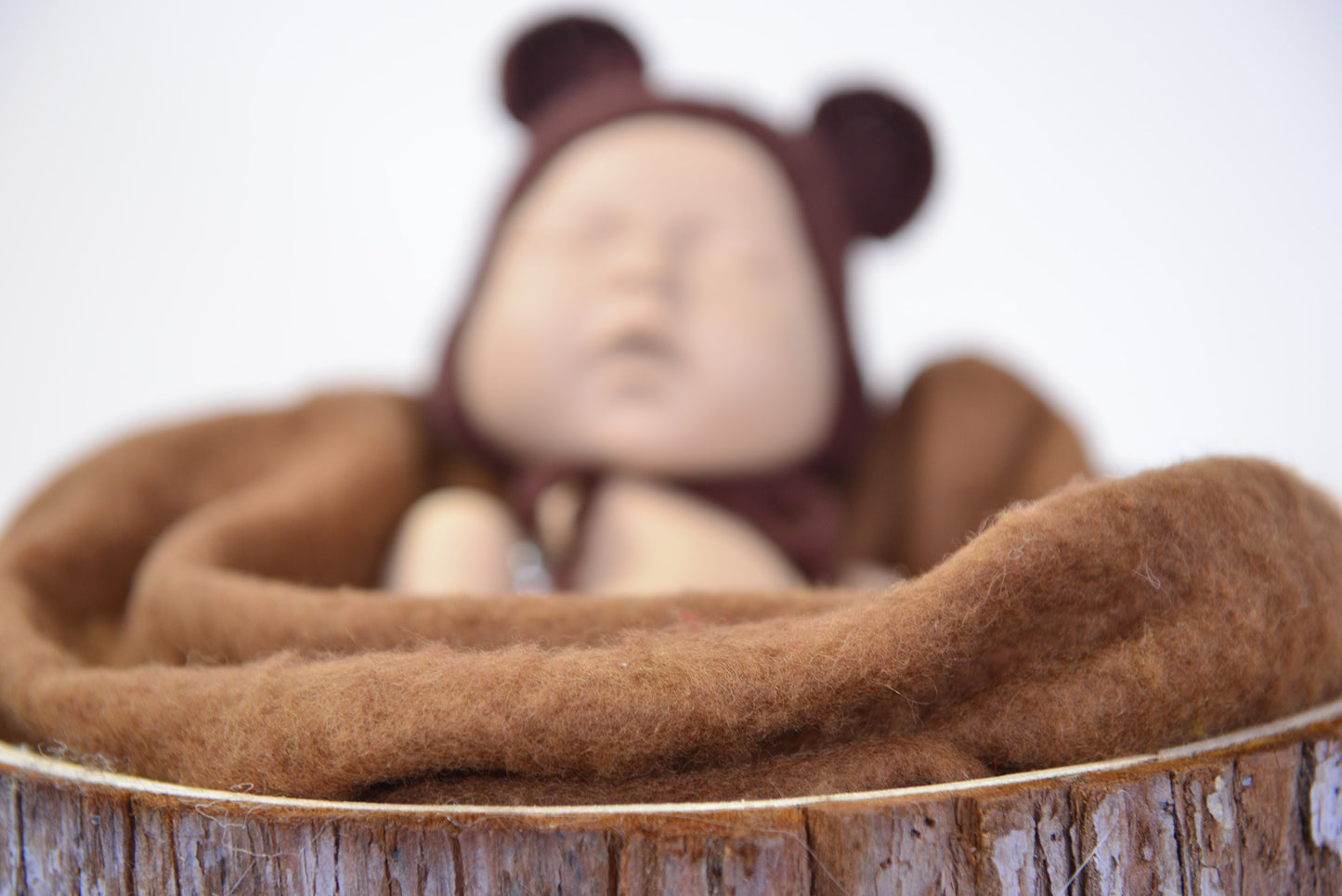 Wool Wrap - Brown-Newborn Photography Props